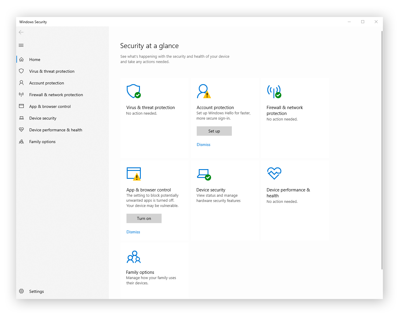 Windows Defender vs. FullScale Antivirus AVG
